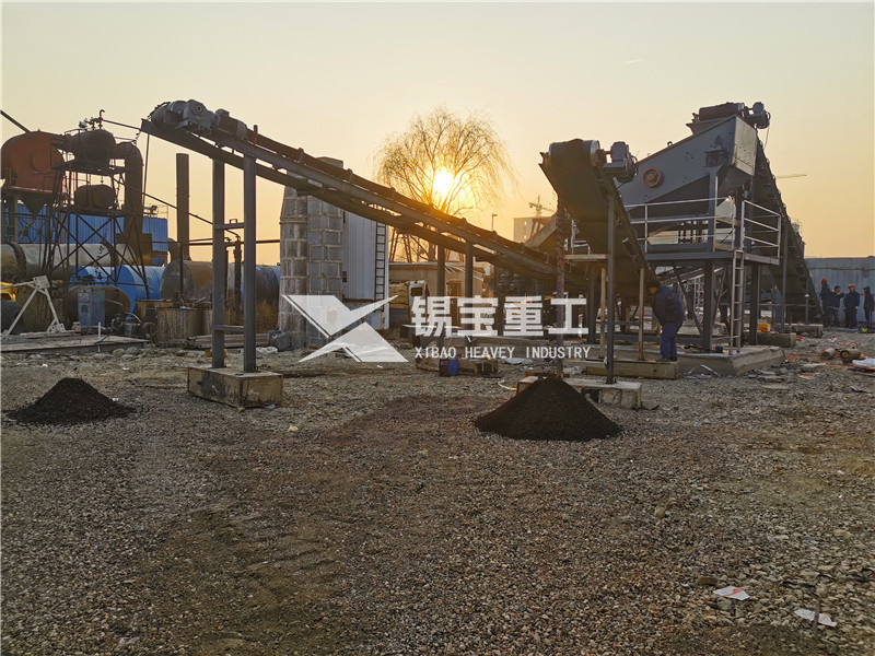 乳化瀝青料破碎篩分設備1 乳化瀝青料破碎篩分設備1